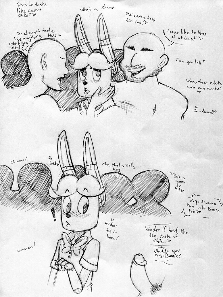 bonnie old toy bonnie and Jack-o-chica