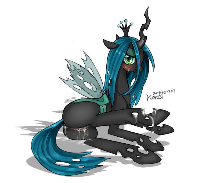 sombra queen chrysalis and king Lily at&t tits