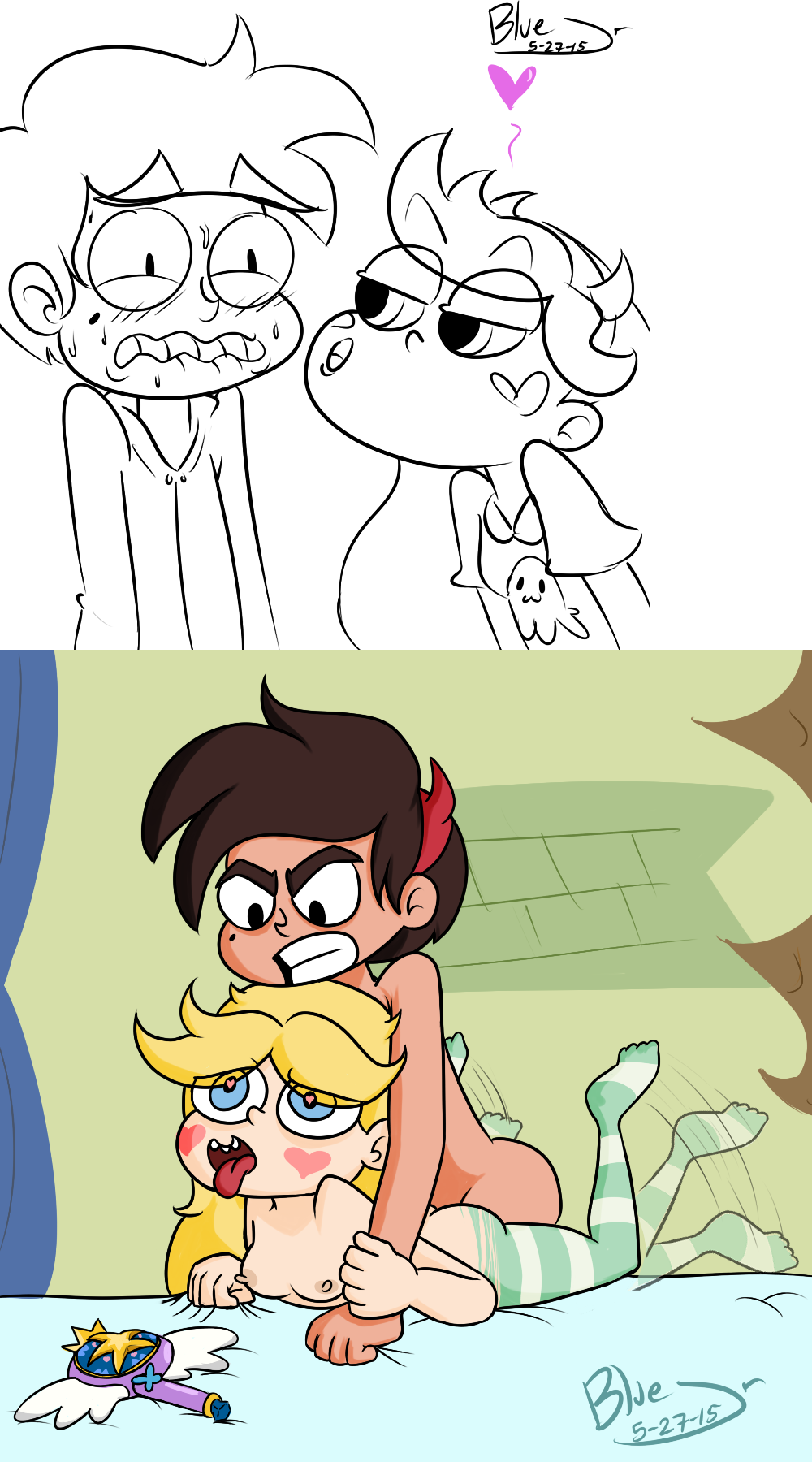 forces sex of evil star vs Bee and puppycat