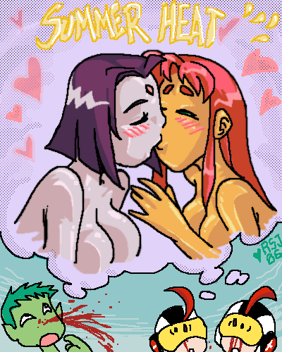 raven fanfiction and kiss starfire Cheats for re:maid