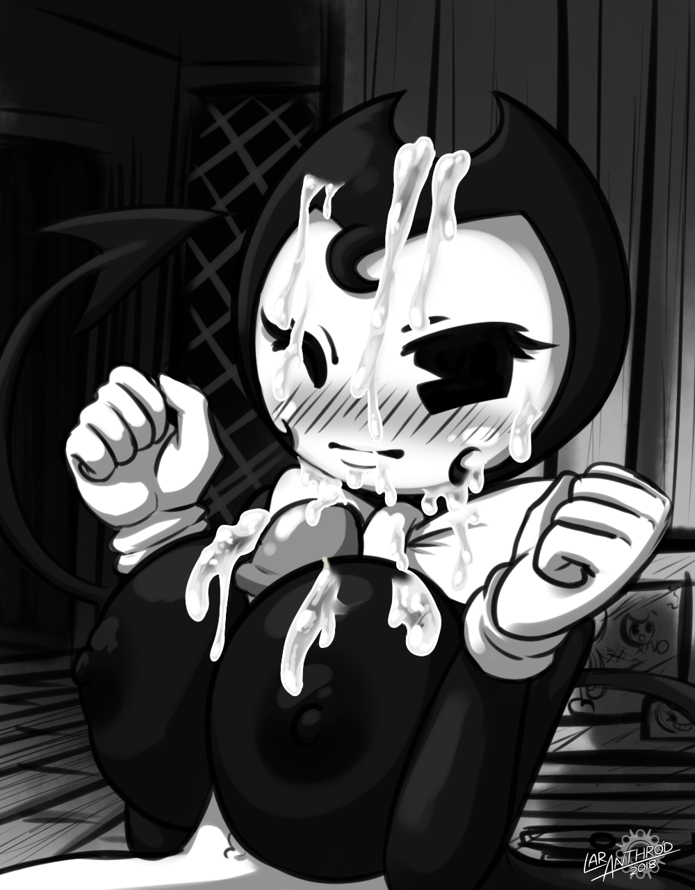 bendy images the machine bendy of ink and from Mt lady boku no hero
