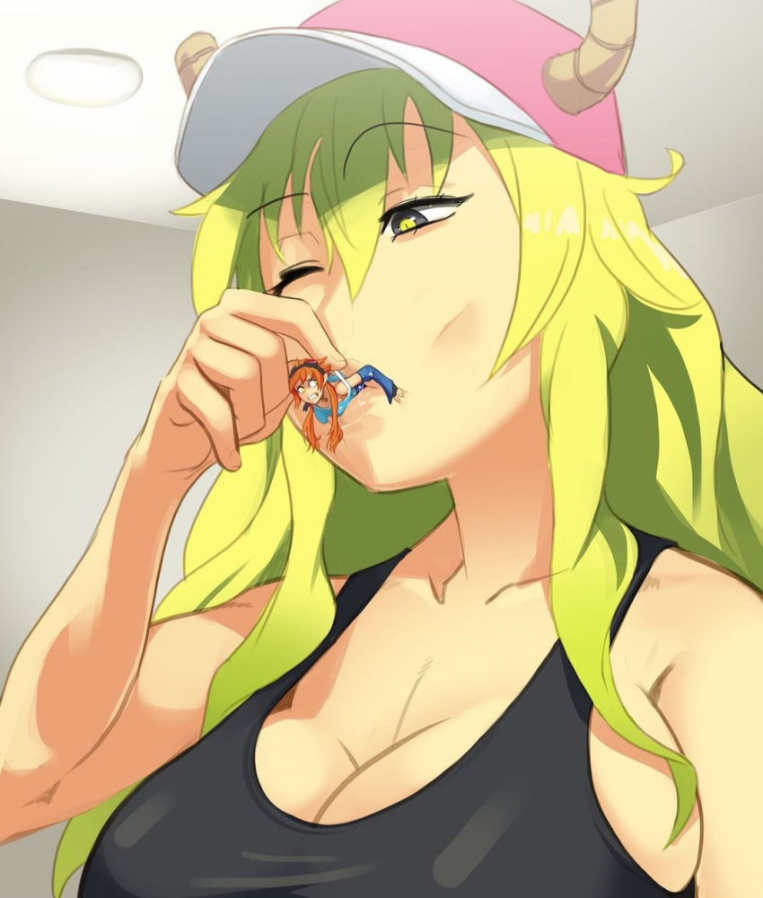 maid miss dragon eyes kobayashi's lucoa Bloodstained ritual of the night apples