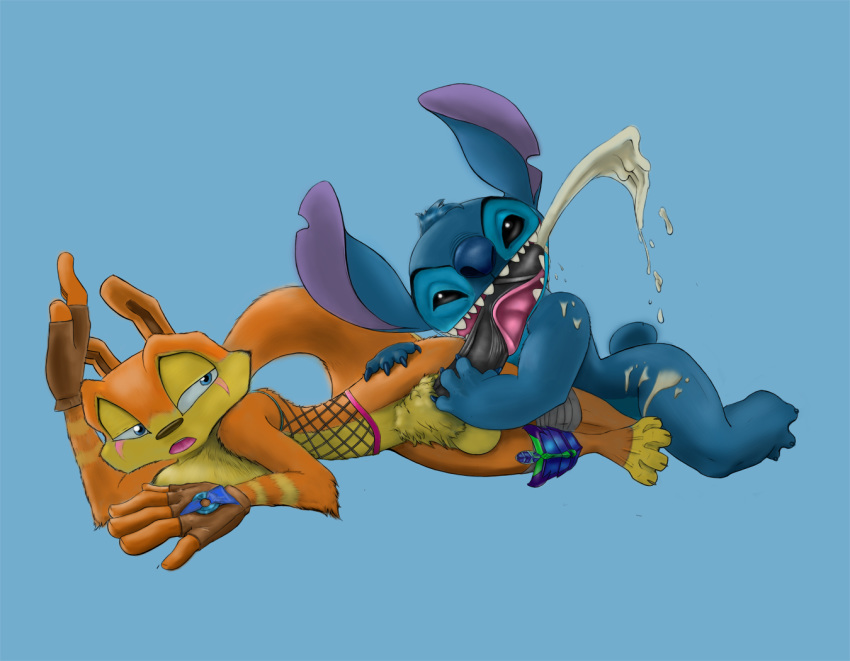 and lilo stitch pleakley from D gray man lenalee lee