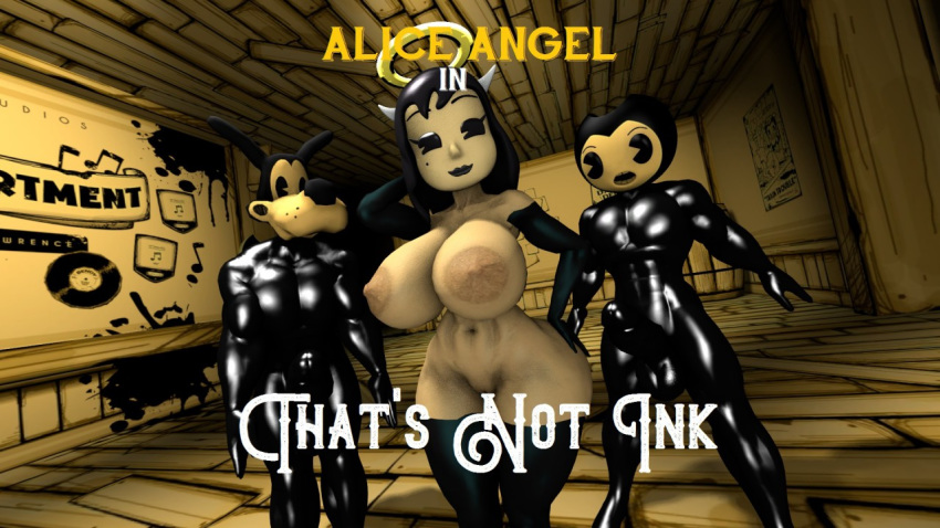 bendy ink angel and alice the the machine Ty the tasmanian tiger di