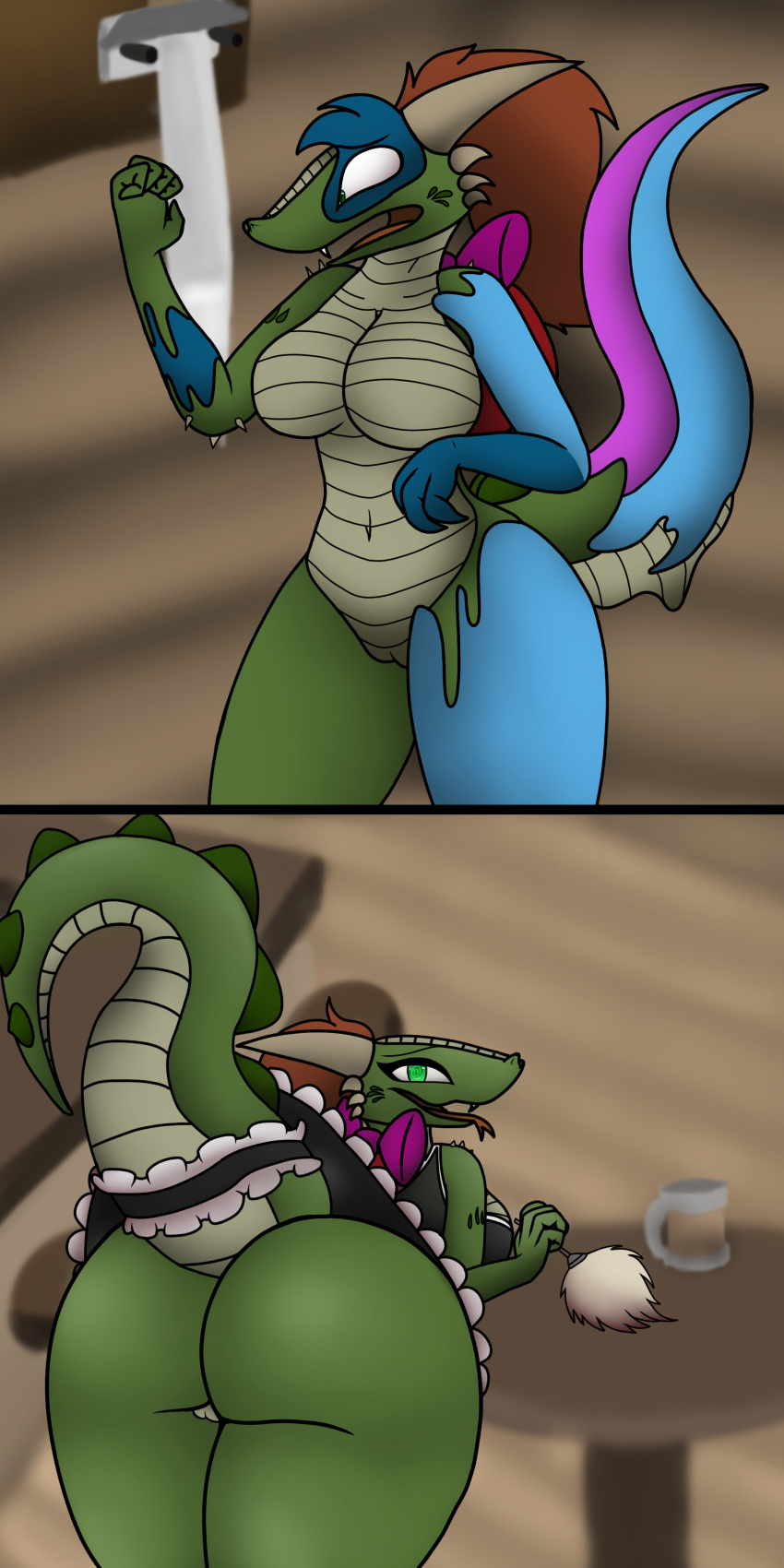 comic argonian lusty maid the What is a praise kink