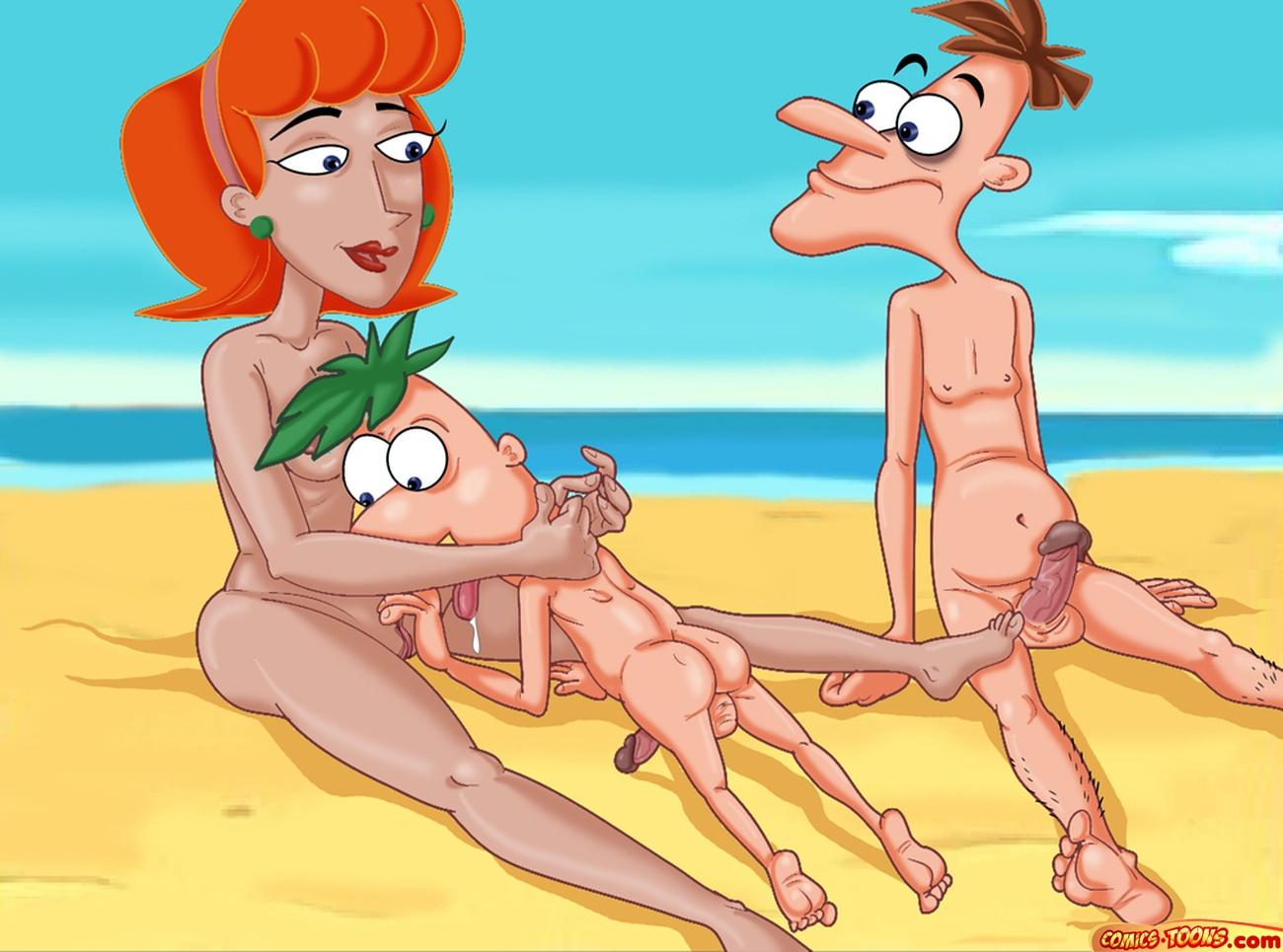 ferb comic phineas y porno Breath of the wild hot footed frog